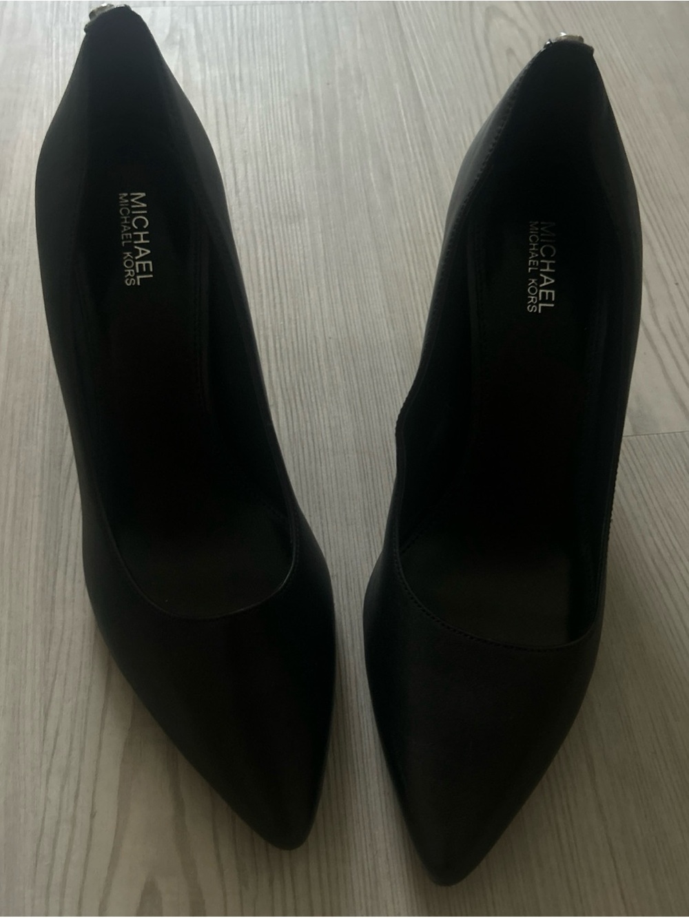 Michael Kors Black Pointed-Toe Stiletto Pumps
